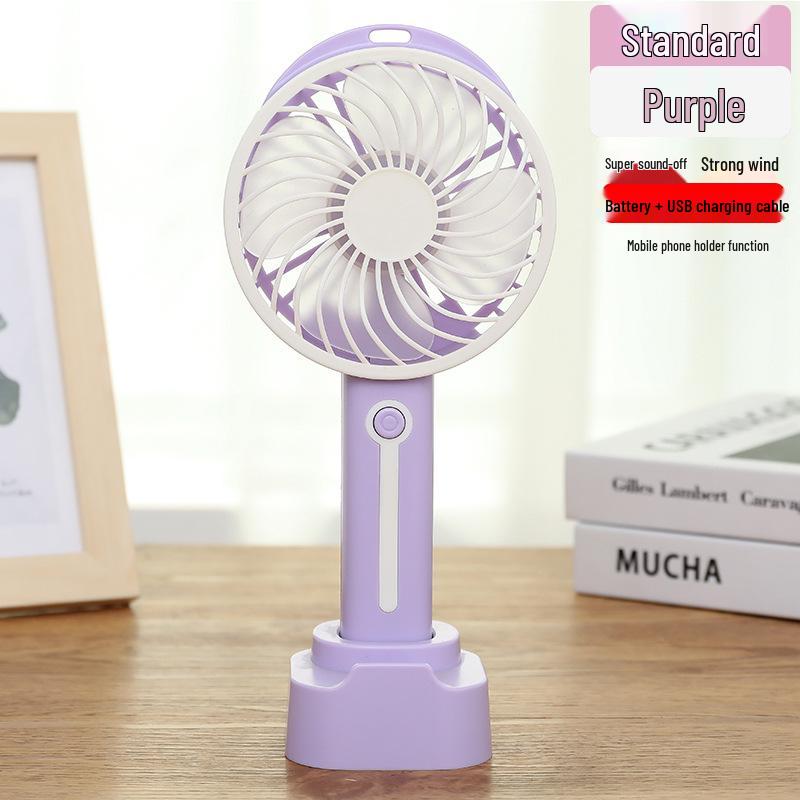 Mini Portable USB Handheld Desktop Fan for Office & Student - Rechargeable Small Electric Gift Fan