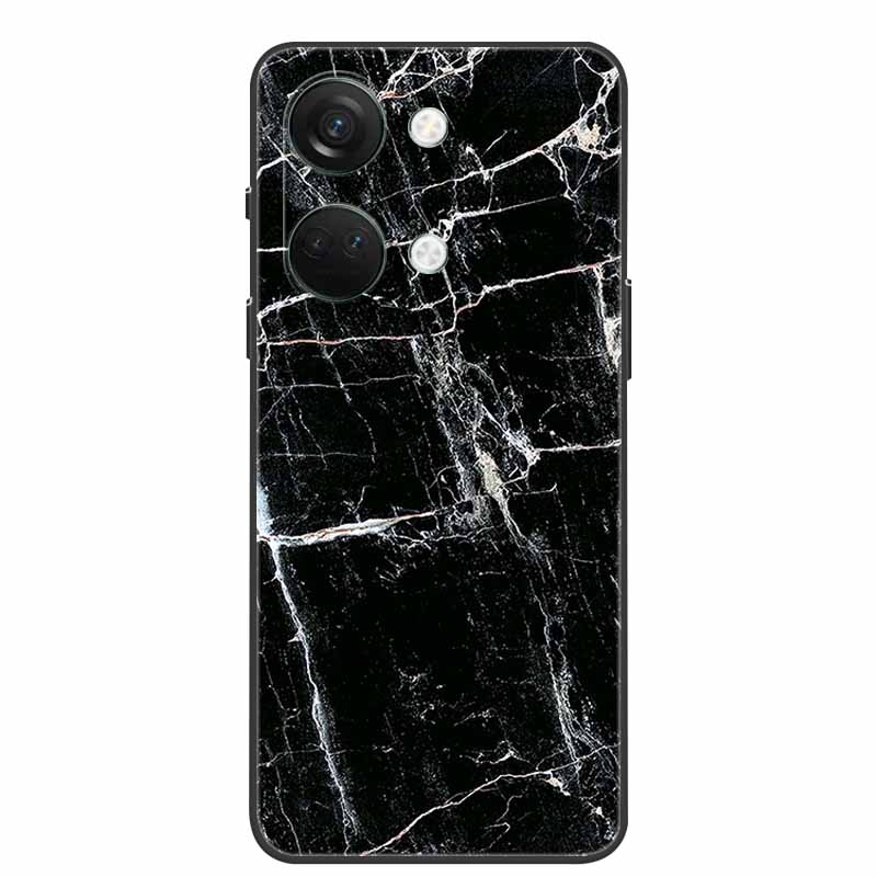 For One Plus Nord3 5G Case Silicone Painted Soft Protective Covers for OnePlus Nord 3 5G Phone Cases 1+ Nord3 TPU Coques Marble
