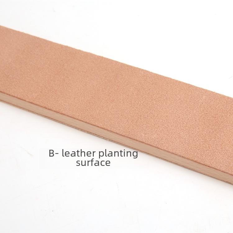 Kit de Afilado de Herramientas de Cuero DIY: Incluye tabla de afilar, pasta y cuchillo giratorio para cuero curtido al vegetal.