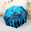 Cristiano Ronaldo's Legacy Outdoor Automatic Umbrella Compact & Durable 8-Rib Design Foldable Design Durable Everyday Carry Umbrella Fashion Lovers