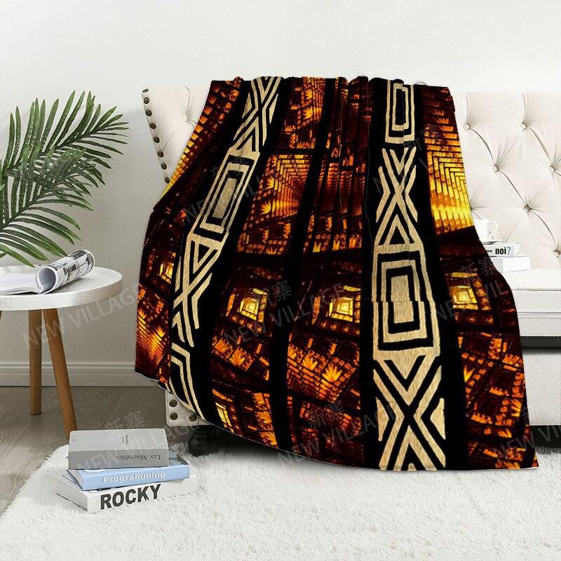 Bohemian-Stil digital bedruckte Polyester Schlafzimmer Samt Flanell Decke Vlies weiche Sofadecken für Betten