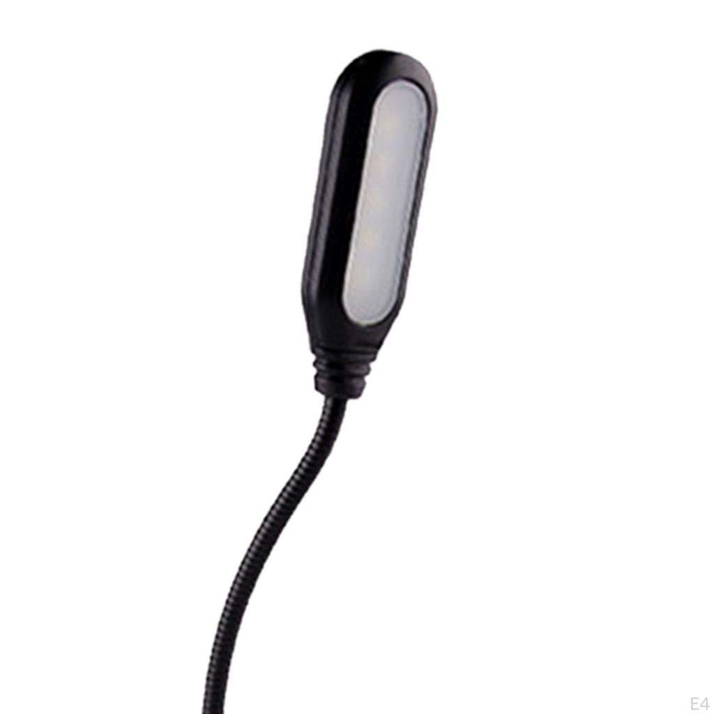 LED Reading Light /Reading Lamp in Bed /Portable/ Flexible Table Lamps Clip on Book for