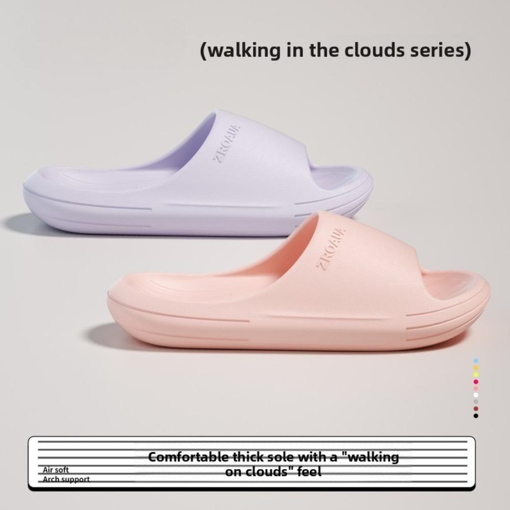 Women's & Men's Summer EVA Slippers, Arch Support Anti-Odor Non-Slip Soft Sole Indoor Bath Home Slippers