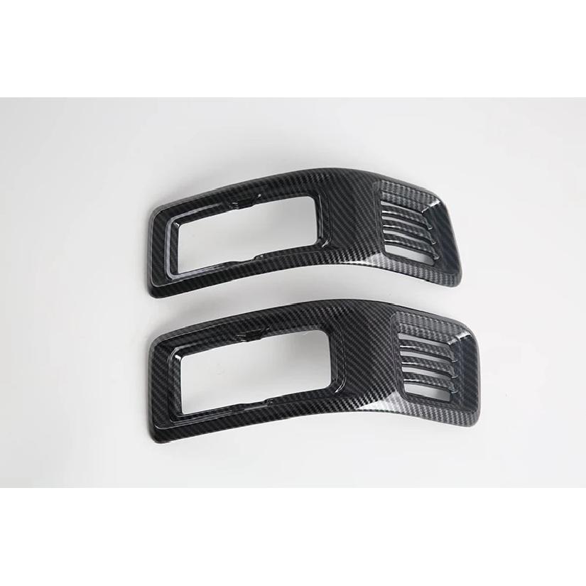 For BYD SHARK 6 2025 2026 Car Accessories Carbon Fiber Style Exhaust Side Cover Dashboard Trim Bezel Molding Trim