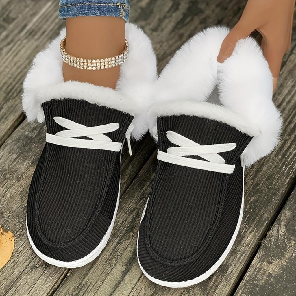 Shallow Mouth Women's Casual Sports Shoes, Simple and Classic One Foot Kick, Winter Fashionable Women's Shoes for Daily Commuting