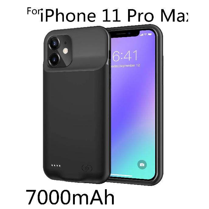 Per iPhone 11 12 13 14 Pro Max XS Max XR 6 7 8 Plus SE 5S 13 Mini Custodia Caricabatterie Portatile Power Bank Copertura di Ricarica Capa