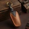 Genuine Leather Auto Intelligent Key Fob Cover Case Fit For Byd Atto 3 Atto3 Dm Tang Song Dm-I Max Pro Qin Pro Yuan Ev Dolphin ,4 Bottons