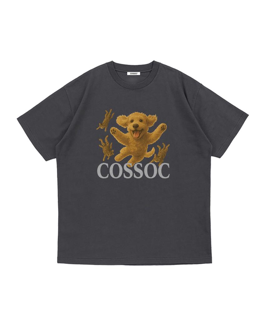 Koso Cat Dog Short Sleeve T-Shirt (White)