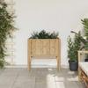 Raised Planter Brown 70 X 35 X 70 Cm Bamboo