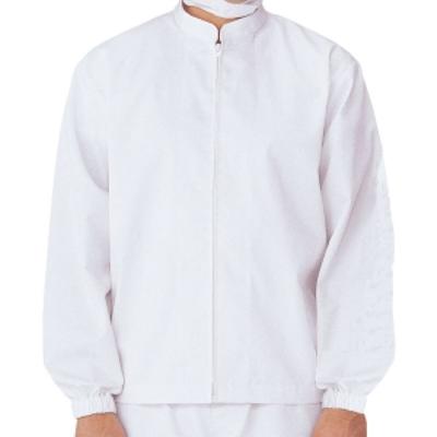 Midori Anzen For the Food Industry Unisex Long Sleeve Blouson MHS25 Top White M