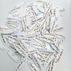 100 Pieces White Handmade Label Shaped Tags for