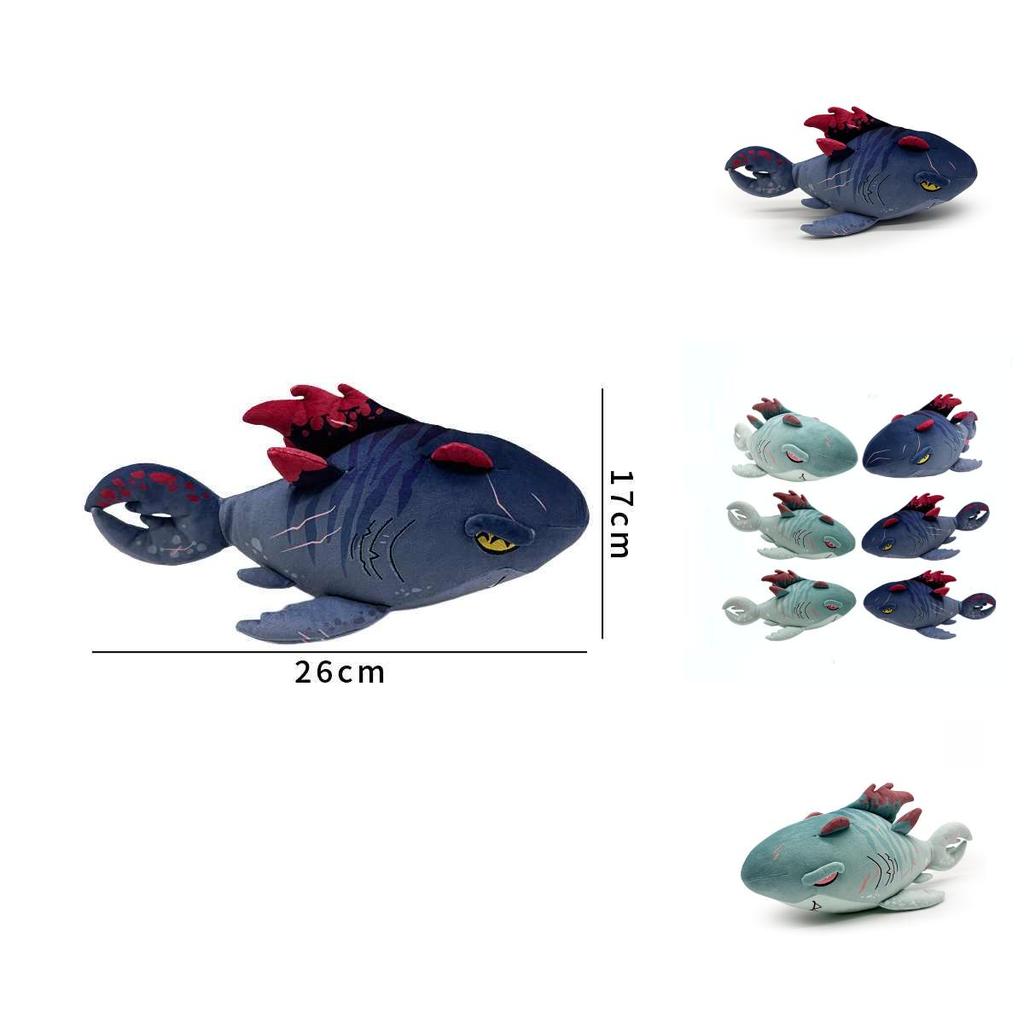 Shadowmaw Megalodon Soft Plush Toy With Vacuum Pack For Kids And Gamers