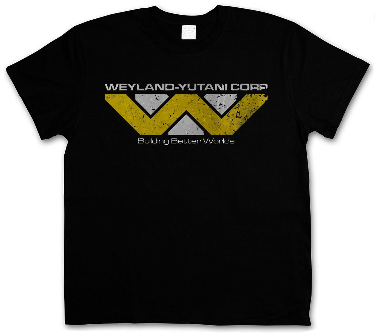 26 WEYLAND YUTANI CORP T-SHIRT - Prometheus USCSS Nostromo Alien Logo Corperation Unisex T-Shirt XL