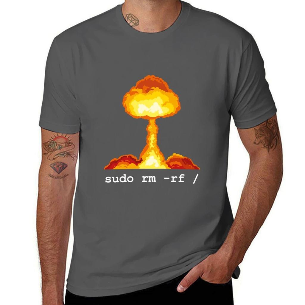 Linux Funny Linux ComUnisexd Sudo RM RF for Unisex Unisex Linux TShirt Daily Wear Print TShirt