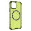 Für iPhone 12/12 Pro Magnetische Hülle Wabenförmig Sturzsicher TPU+PC Handyhülle