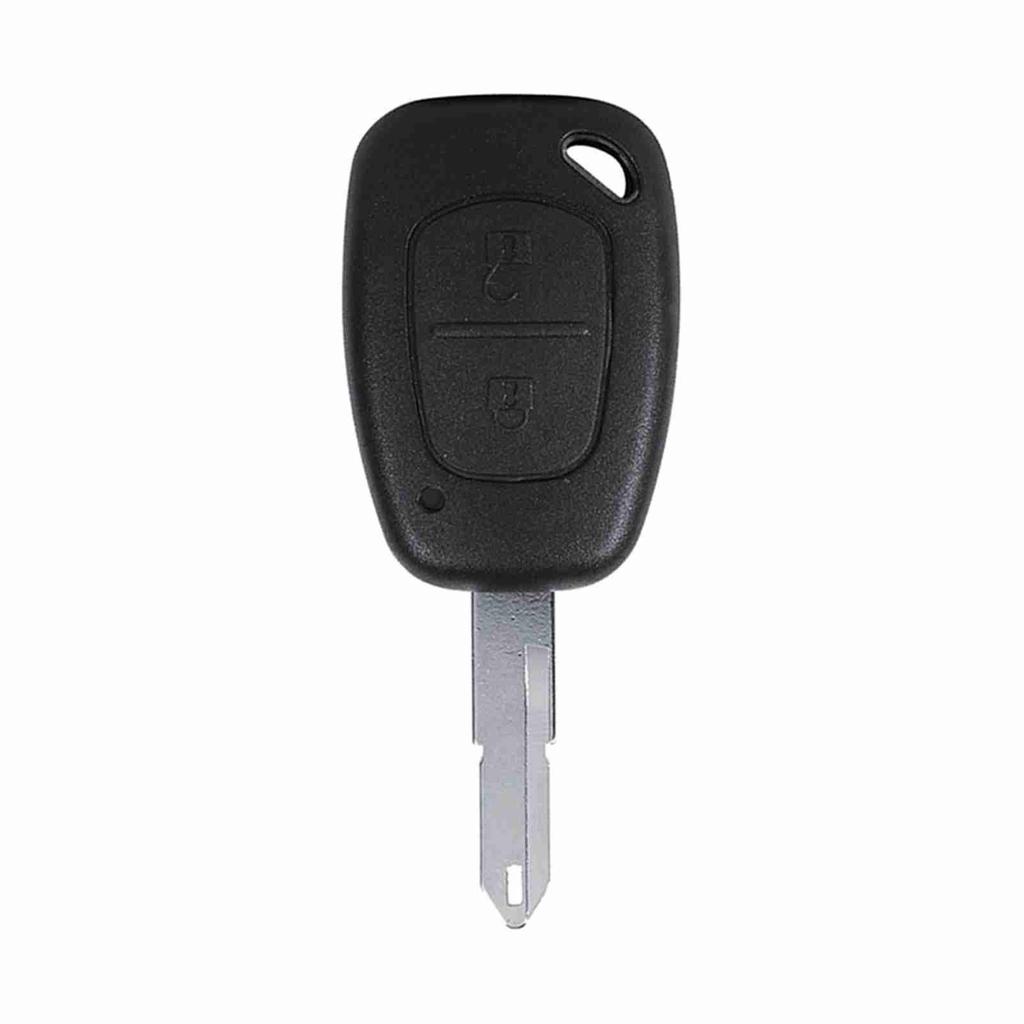 2 Buttons Not Uncut Blank Car Key   Case for   [Remote Key Replacement]