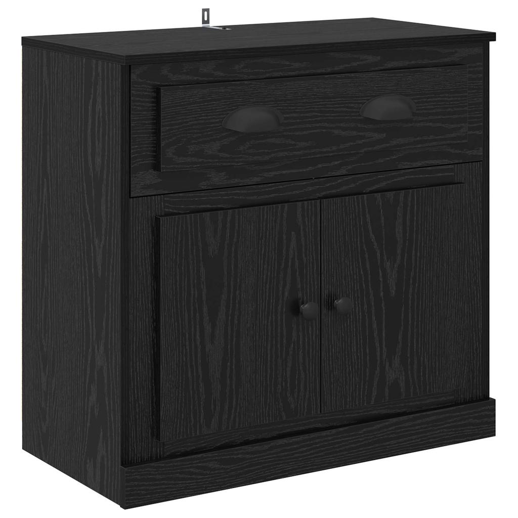 Highboard Black Oak Effect 70 x 35.5 x 67.5 cm