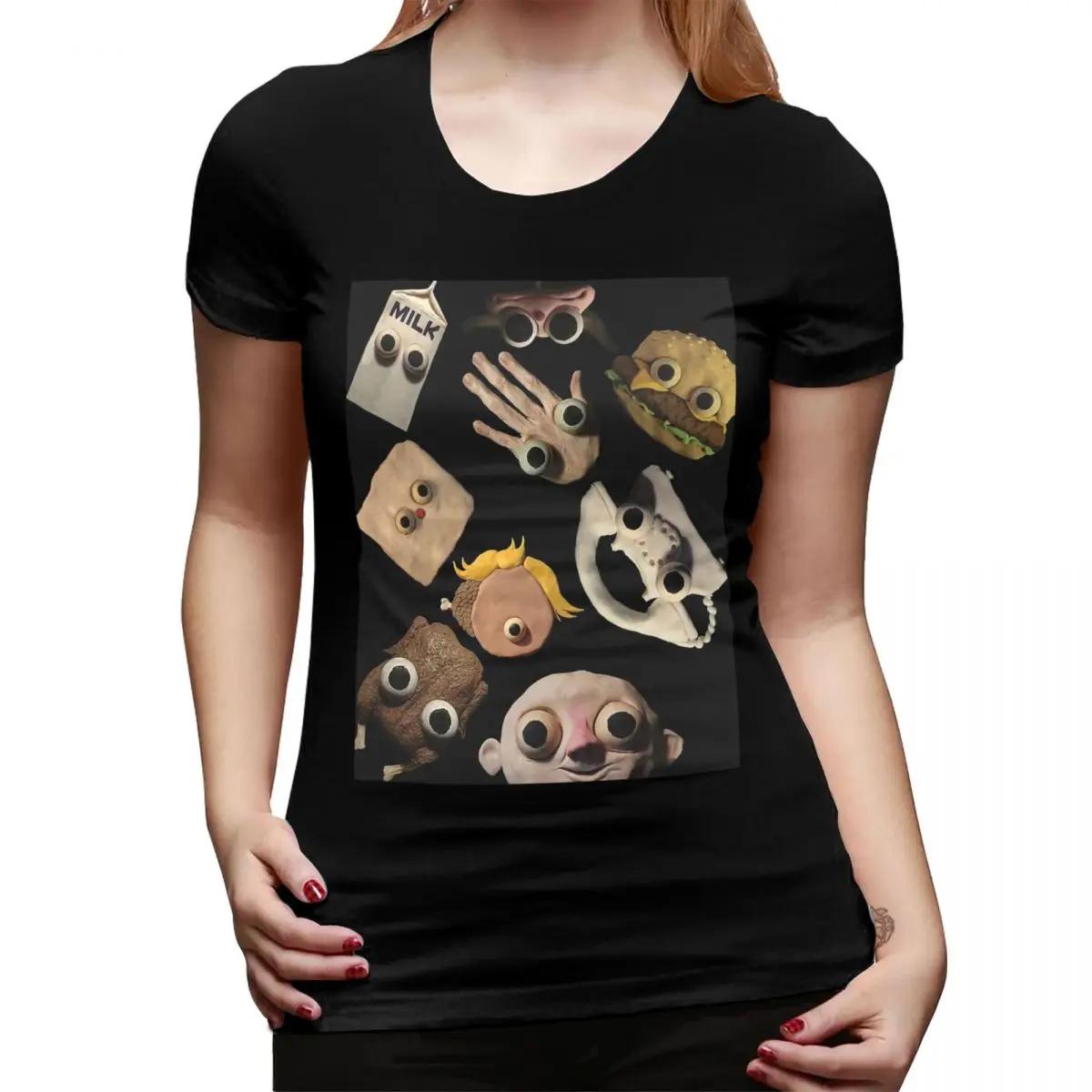 

Jack Stauber Mix TShirt for Women Crew Neck Streetwear T Shirts Womens Tees Short Summer Clothes Tops 4XL