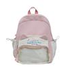 New backpack, high value for primary and secondary school students, cute schoolbag for junior high school students, large capacity casual simple