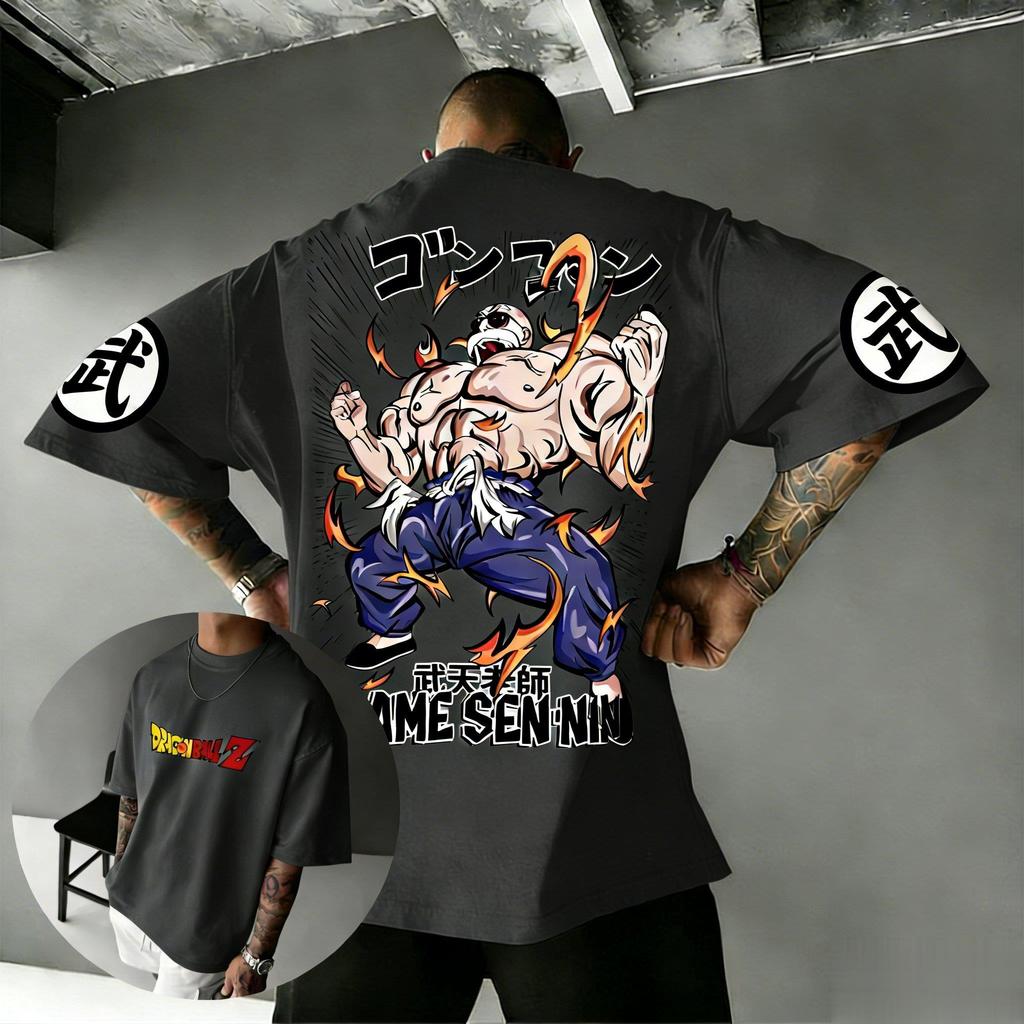 Dragon Ball Anime T-Shirt Herren Damen Baumwolle Kurzarm Meister Roshi Grafik-T-Shirt Japanische Streetwear Sommer Freizeit-Oberteile 2026 Y2k