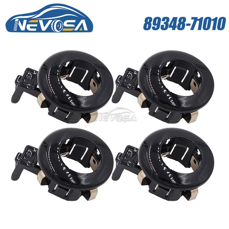 NEVOSA 89348-71010 4 Stück 1 Stück Für Toyota Land Cruiser Sienna Auto PDC Parksensoren Halterung Halter Halter 89348-71010-C0 Schwarz