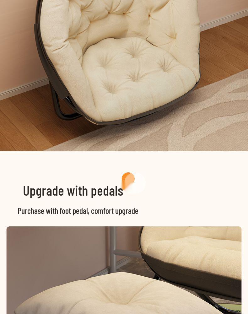 Foldable Recliner Chair: Versatile for Office, Naps, and Dorms - Ideal for Sitting, Sleeping, and Relaxing.