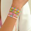 4Pcs/set Fashion Rainbow Bracelet Set Miyuki Loom Beads Adjustable Bracelets Women Boho Woven Jewelry