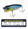 Daoyu 7cm 11.5g Floating Popper Lure Fishing Accessory Topwater Popper Lure for Freshwater Predator Fish Source Manufacturer