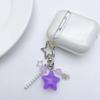 Candy Color Phone Lanyard Jelly Star Pendant Wrist Strap Detachable Phone Chain Keyring Portable Accessory for Women