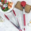 abdo Silicone & Stainless Steel Food Tongs