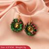 Creative Christmas Tree & Snowman Bell Stud Earrings - Festive Holiday Accessories for Women