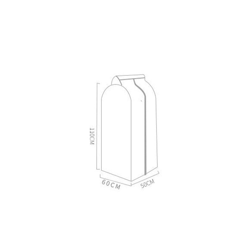 Practical Good Quality Peva Thickened Three-Dimensional Dust Cover Clothing Organizer Bag Coat Hanging Bag Dust Bag