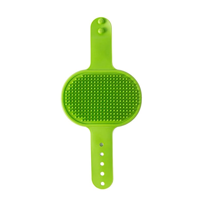 1PC Soft Rubber Dog Brush Comb Cat Bath Brush Rubber Glove Hair Fur Grooming Massage Brush For Dog Cats Pet Bath Supplies