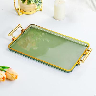 Serving Tray Cosmetics Rectangular Multi Purpose Fruit and Meal Tea for