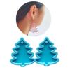 Silicone Christmas Tree Earring Epoxy Mold Handmade Earring Pendant Mold for Craft Enthusiasts Jewelry Making Tool