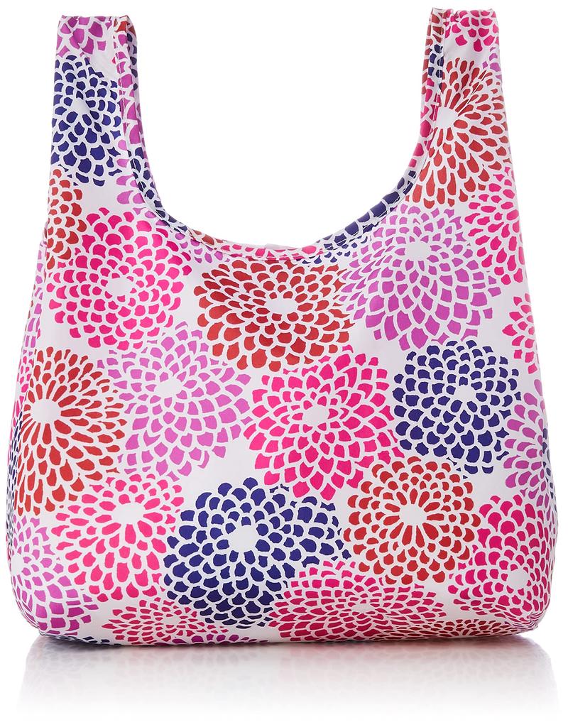 Marushin Mini Eco Chrysanthemum 33cm H x 25cm W x 20cm D 8cm x Made with Recycled Product 6165015900 Bag, SOU SOU Design, Approx. (Folded 10cm),