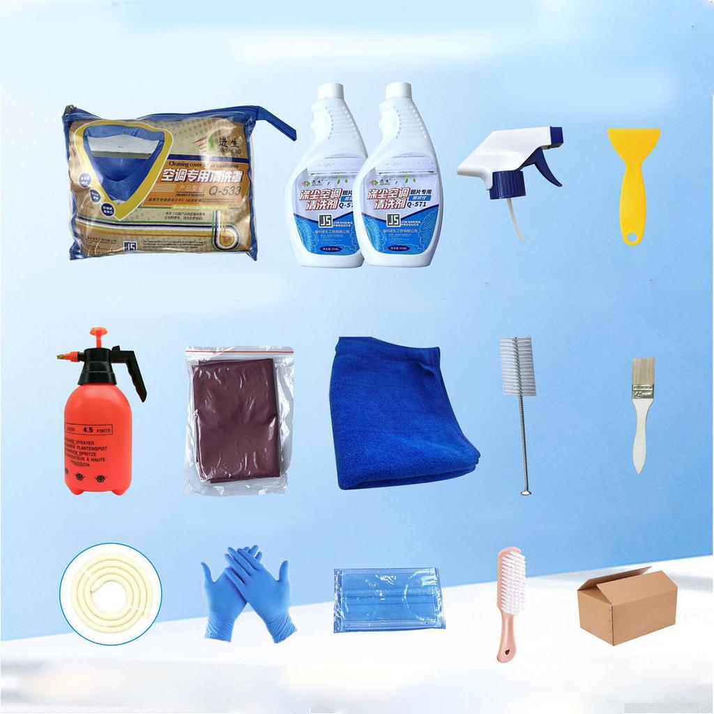 Conditioner Cleaning Cover Funnel Shape  Conditioner Water Bag Cleaning Waterproof Cover
