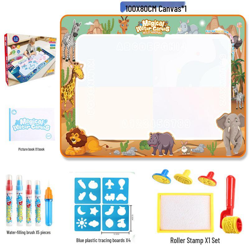Ultra-Large Reusable Watercolor Canvas for Graffiti Painting and Water-Based Art