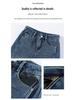 Women's High Waist Retro Straight Leg Jeans - Petite & Wide Leg Options for Spring & Autumn 2025
