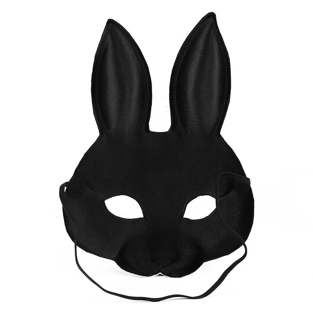 Halloween Easter Simulation Animal Mask For Holiday Decoration Props Masquerade 3d Bunny Mask Make Up Party White Cartoon Mask