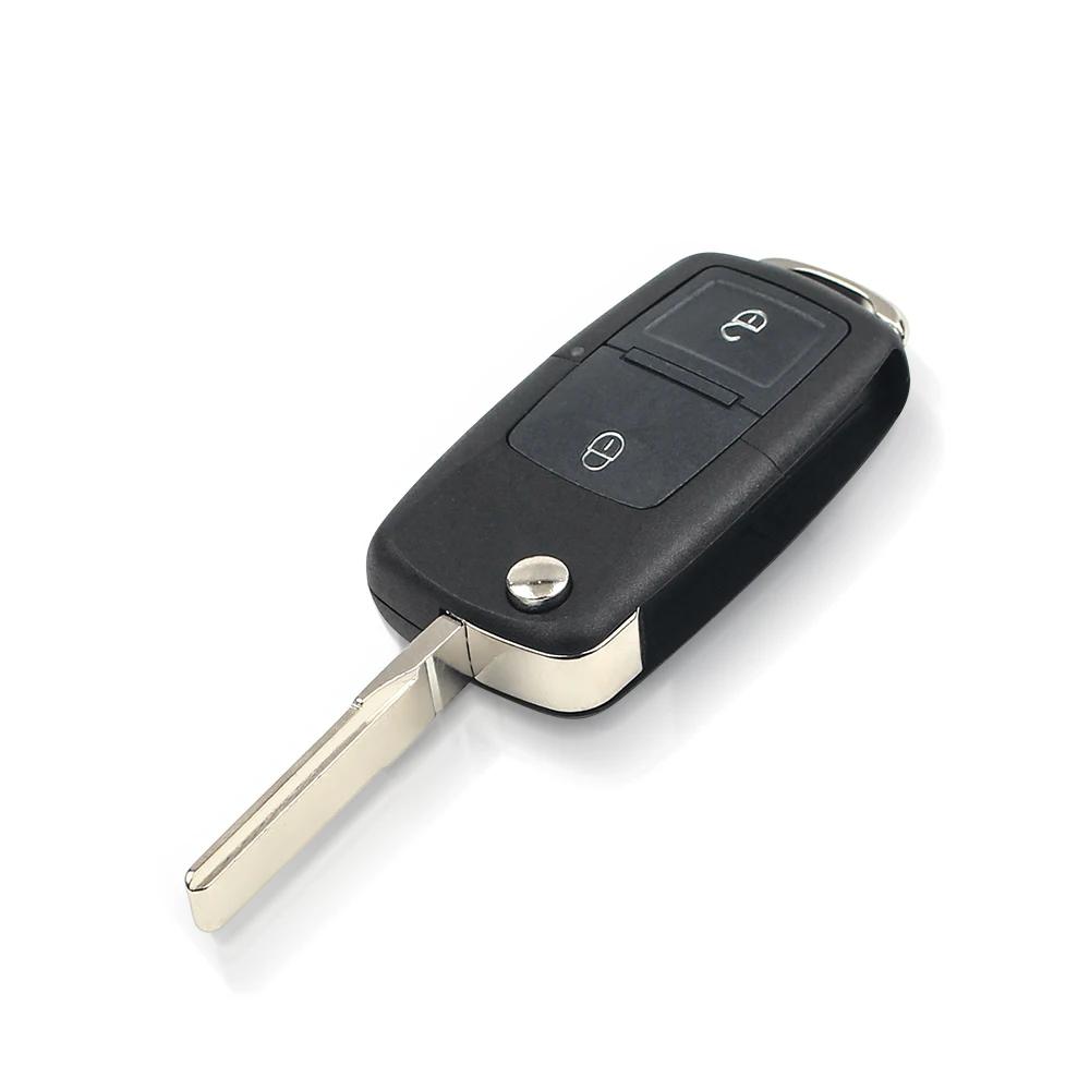 Remote Car Key For VW Bora Golf Polo Passat Touran Seat Skoda/ 433MHz/ ID48 Chip /1J0959753AG