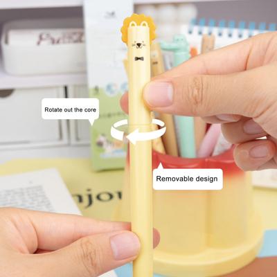 8 Pezzi Penne Gel Cancellabili a Tema Animali Penne a Punta Fine 0,7 mm per Scrittura Fluida Strumenti di Scrittura Divertenti per Scuola Ufficio Appunti