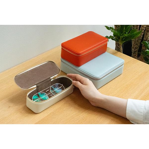 Color Chart Leather Cube Long 81 Shell White