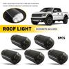 5pcs Wireless Solar Cab Lights Punch Free LED Roof Lamps Cold White Waterproof