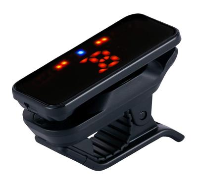 Clip-Tuner Pitchclip Pitch Clip Stunden Kontinuierlich Kompatibel Schwarz Gitarre/Bass 2+ Leicht/18 Betrieb/Winkelverstellung/Linkshänder PC-2+