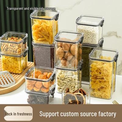 Zuocheng Airtight Square Food Storage Jar for Snacks & Grains