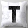 Marble Letter Print Pillowcase Decorative Pillow Sofa Cushion Cover Home Decor Pillowcase