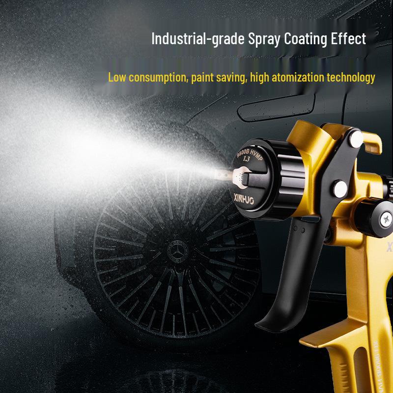 High Atomization Low Pressure Dual-Use Spray Gun for Paint & Clear Coat