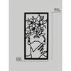 Dreamy Flower Metal Wall Art Creative Line Art Home Decor for Women Room