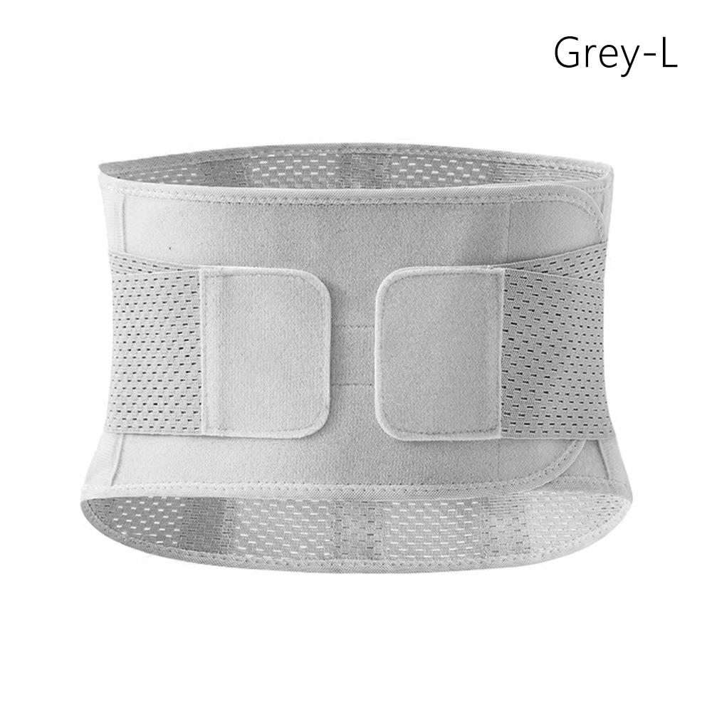 

Регульований захист талії Еластичний поперековий підтримуючий пояс Нова підтримка талії Спорт Фітнес Біг Grey L